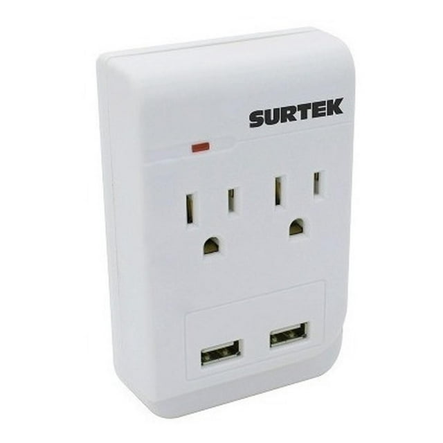 Multicontacto Barra Surtek 136205 2 Entradas 2 Puertos Usb 136205