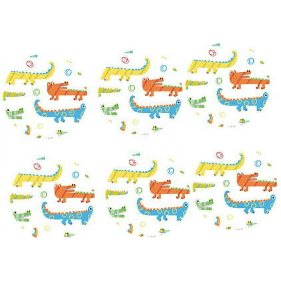 12 - 2 inch Alligator Edible Cupcake Decoration Image