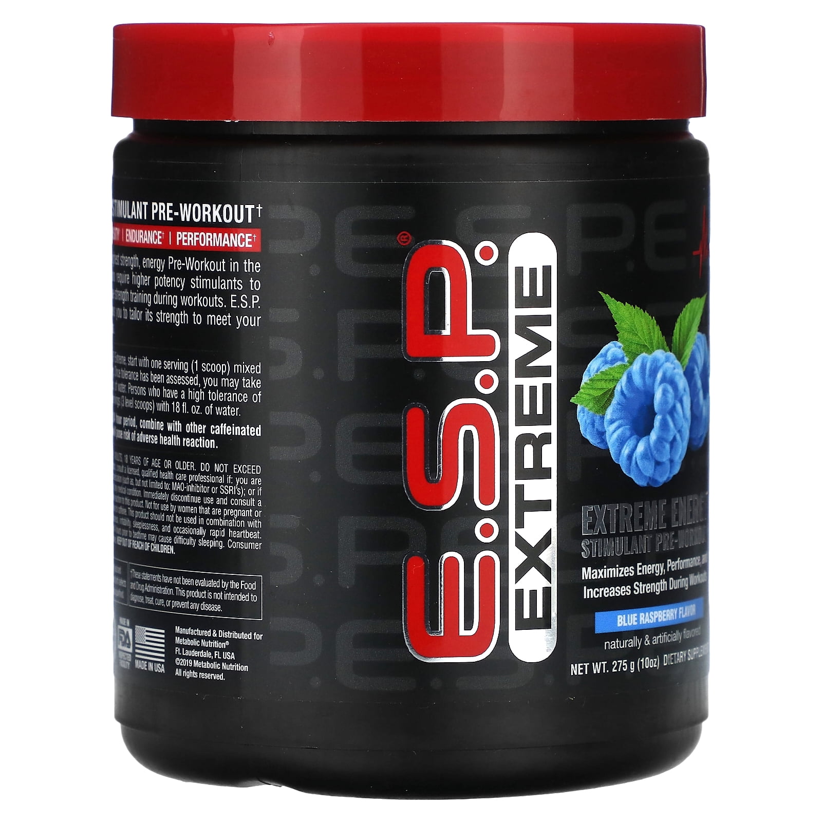 Metabolic Nutrition E.S.P.® Extreme Energy Stimulant Pre-Workout