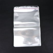FRCOLOR 100Pcs Plastic Packing Bags for Shirts Packaging Clear and Transparent PP