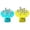 2PCS #451, variant on Balance Tree Astronaut Board Game Educational Stacking, Parent Child Interaction Desktop Battle Game, STEM Learning Activity Gift Set Yellow