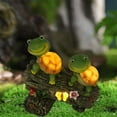 thumbnail image 6 of Ikohbadg Solar Turtle Climbing Tree Lamp Ornament Resin Garden Decoration Solar Powered Statue Whimsical Turtle Tree Courtyard Light Handicraft, 6 of 6