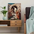 thumbnail image 5 of UXIEQU Jesus Resurrection Religious Canvas Wall Art Print 15.75x11.81 Inches, 5 of 8