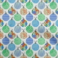 thumbnail image 1 of oneOone Velvet Medium Blue Fabric Ornament Diy Clothing Quilting Fabric Print Fabric By Yard 58 Inch Wide, 1 of 7