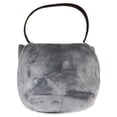 thumbnail image 2 of Marvel Black Panther, Wakanda Plush Easter Basket with Handle, 7.5 inch Diameter, Gray, Black, 2 of 7