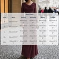 thumbnail image 3 of Shihyeh Women's Elegant Pleated Long Sleeve Flowy Evening Dress, Solid Color Chic Gown, Soft Stretchy Party Dress, 3 of 7