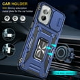 thumbnail image 5 of Allytechgroup Shockproof Case for Motorola Moto G Power 2025 with Lens Protector & Stand, Military Grade Protective Bumper Anti-Scratch Lightweight Phone Case for Motorola Moto G Power 2025,Navyblue, 5 of 7