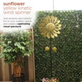 thumbnail image 2 of Alpine Corporation 85"H Sunflower Kinetic Wind Spinner Garden Stake, 2 of 11