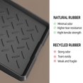 thumbnail image 5 of XIBUFE 2026 New Rubber Boot Tray, Shoe Trays for Entryway, Versatile Boot Mat Tray with Raised Edge, 27.5"X16" Rubber Mat for Shoe Organizer Indoor/Outdoor Use, 5 of 6