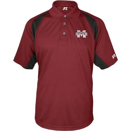 Russell NCAA Mississippi State Bulldogs, Men's Synthetic Polo