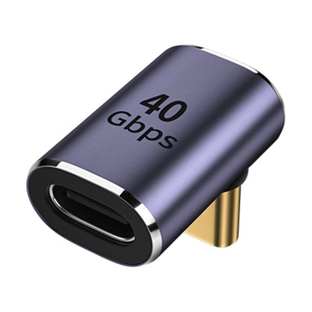 Adaptador USB C Femenino A Masculino/Mujer USB4.0 40Gbps Convertidor Datos Carga Rápida PD100W Tipo Conector 8K@120Hz Accesorios para La Computadora Portátil