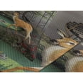 thumbnail image 4 of Ambesonne Nature Quilted Bedspread Set 3 Pcs, Abstract Deer and Tree House, Queen Size, Multicolor, 4 of 5
