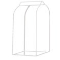 thumbnail image 1 of Hanging Garment Bag Clear Window Wardrobe Closet Clothes Storage Pouch for Case Organizer Coat Suit Dust Cover Protector, 1 of 4