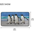 thumbnail image 3 of Dreamtimes Penguins on Beach Rug, 39"x20" Non-Slip Large Rugs Soft Comfort Area Rug, Home Decorative Floor Mat Carpets for Living Room Bathroom Dining Room Bedroom Dormitory, 3 of 7