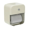 thumbnail image 1 of EGNMCR Closet Organizers and Storage, Storage Trunks & Bag Bathroom Wall Mounted Non-punch Toilet Paper Dispenser Box Roll Box Storage Shelf Bathroom Tissue Container, 1 of 2