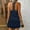 #0089-Navy, variant on Neewe Women Summer Lace Padded Fashion Loose Casual Dress Casual Scoop Neck Casual Dress Sundresses