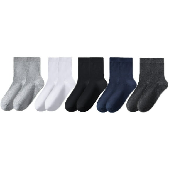 JSEMOY  Quarter Ankle High Socks, Breathable Comfort Soft -10 Pack (6-10)
