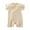Beige S, variant on Baby Girl Bodysuit, Infant Baby Cotton Bodysuits, Child Summer Thin Newborn Printing Round Neck Short Sleeved Pajamas And Creepers 0-3 Months