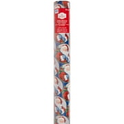 Holiday Time Blue Santa Gift Wrap, 30" x 160 sq. ft