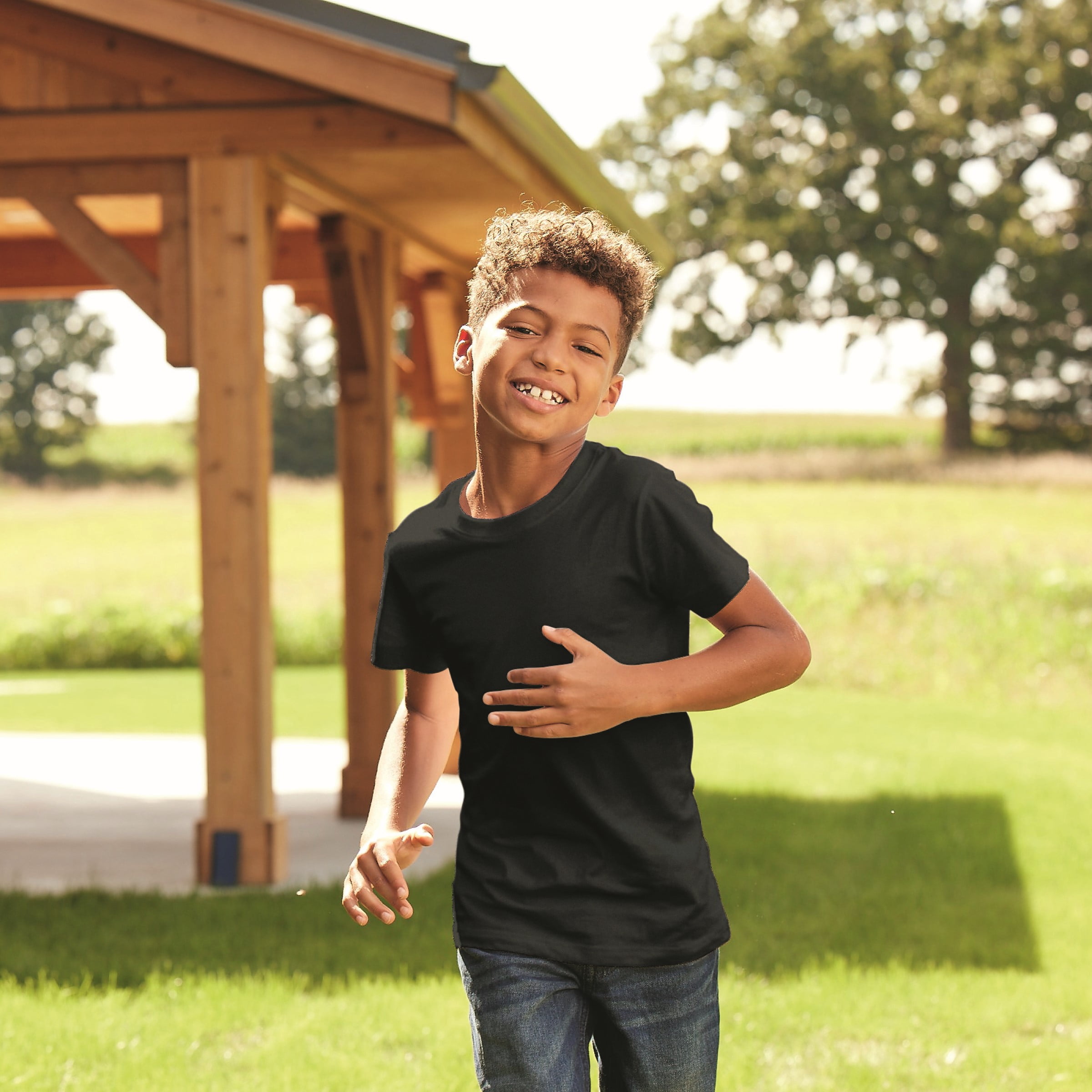 Jockey Essentials Boys Crew Neck Undershirt With Stay New Technology, 3-Pack, Sizes, S-XL