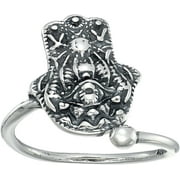Alex and Ani Womens Hand of Fatima Ring Wrap