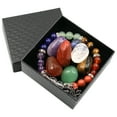 thumbnail image 2 of Juego de Pulseras de Yoga Xihbxyly con Piedras de Colores Irregulares y Cristales Naturales En Caja de Regalo, 2 of 7