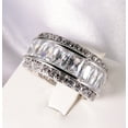 thumbnail image 4 of Briana Band Bridal Engagement Ring Cubic Zirconia Womens Ginger Lyne Collection, 4 of 6