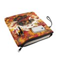 thumbnail image 2 of HELLHERO Leaves Dachshund 1 pc Book Club Gifts Book Organizer Bag 11.42 x 8.66 Inch Polyester Fabric Book Cover Sleeve Pouch Carrying Book Case, 2 of 8