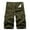 Army Green, variant on cllios Mens Cargo Shorts Big and Tall Multi Pockets Shorts Work Work Shorts Classic Workwear Cargo Shorts