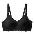 thumbnail image 3 of Women's Light Solid Color Thin Adjustable Shoulder Strap Sagging Maternity Breastfeeding Bra Strapless Bra Small Bras Bra for Women Full Coverage Padded Bras for Women Sports Bras for Women High, 3 of 5