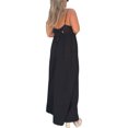 thumbnail image 3 of Innerwin Combinaison Longue Col en V Profond Femmes Combinaisons Vacances Sans Manches Décontracté Pantalon Large Noir S, 3 of 5
