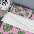 thumbnail image 4 of Designart 'Tropical Palm Leaves III' Mid-Century Modern Duvet Cover Set, 4 of 4