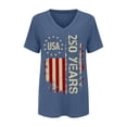 thumbnail image 2 of MAIHAN 250th Anniversary Usa American Flag Shirts Plus Size American Flag Shirts Summer Baggy Tops American Birthday Shirts Tops, 2 of 4