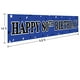 thumbnail image 1 of Banner grande azul de feliz cumpleaños 80, letrero de fiesta de 80 cumpleaños, suministros Colormoon Colormoon, 1 of 2