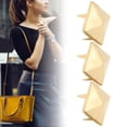 thumbnail image 3 of 100pcs Rivets, Square Pyramid Punk Rivets for Bracelets, Clothing, Handbag Leather Rivet Punk Rivet with 4 Claw Metal Studs, 3 of 7