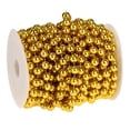 thumbnail image 1 of simhoa 10mm Round Pearls Strands Garland Spool Beads Craft Wedding Decor 10m - Gold, 1 of 8