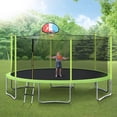 thumbnail image 3 of MOONSUN Trampoline for Kids Adults, Trampolines with Safety Enclosure Net, Basketball Hoop and Ladder, 8FT 10FT 12FT 14FT 15FT 16FT, 3 of 6