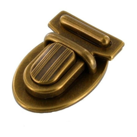 T3016 Antique Brass, Tuck Lock, Solid Brass-LL