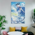 thumbnail image 6 of Weathering With You Shinkai Makoto Anime Art Print Japanese Canvas Art Poster and Wall Art Picture Print Modern Family bedroom Decor Posters 12x18inch(30x45cm), 6 of 6
