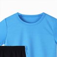 thumbnail image 4 of UAYOTSE Boys Summer Sports Outfit 2 Piece Quick Dry Short Sleeve T-Shirt & Athletic Shorts Set With Pocket,Sizes 12-13 Years, 4 of 7