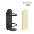 thumbnail image 4 of Matsuzay 2021, soporte para cepillo de eléctrico, estante sin rastro montado en la pared, desagüe de Metal, estante de baño, Juegos de accesorios de baño negro Matsuzay HA005256-01B, 4 of 6