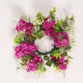 thumbnail image 4 of Toimothcn Candle Rings Mini Candle Wreaths Center Candle Ring Leaves Greenery Garland Farmhouse Wreath Small Boho Wreath Pillar Candle Holder Decoration, 4 of 4