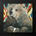 thumbnail image 2 of Kamdon Kreations 20x20 Black Modern Framed Museum Art Print Titled - Bear Wants Smore, 2 of 5