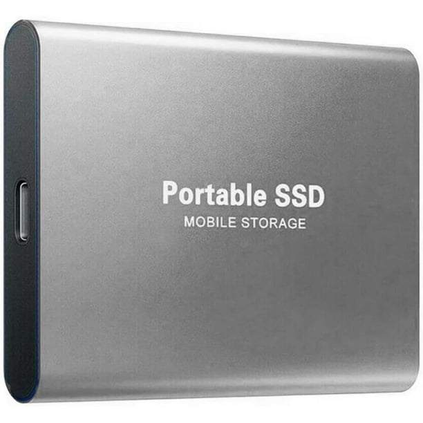 Disque SSD Externe Portable 2 To, USB 3.1 Disque Dur Externe, USB