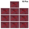 thumbnail image 2 of 10 Pcs 17.5x12.5cm Retro Creative Bow Invitation Cards Envelopes for Wedding Birthday Party (Dark Red), 2 of 8
