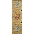 thumbnail image 4 of SAFAVIEH Soho Vernon Floral Wool Area Rug, Brown/Multi, 3'6" x 5'6", 4 of 8