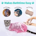 thumbnail image 2 of Cat Bathing/Grooming Bag Anti-Bite and Anti-Scratch for Bathing, Nail Trimming, Medicine Taking,Injection,Adjustable Multifunctional Breathable Restraint Shower Bag 1pcs, 2 of 7