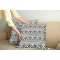 thumbnail image 2 of Ambesonne Black White Throw Pillow Cover 2 Pack, Eagle Prehistoric Art, 20", Black White, 2 of 7