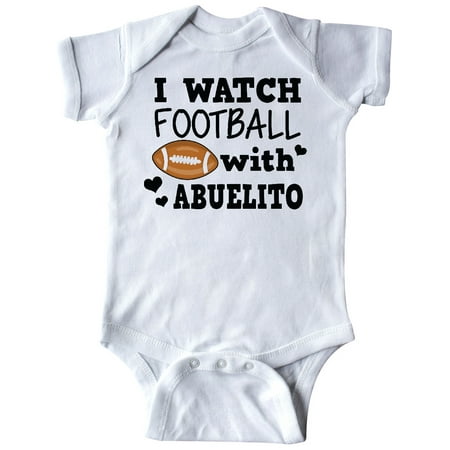 

Inktastic I Watch Football with My Abuelito Gift Baby Boy or Baby Girl Bodysuit