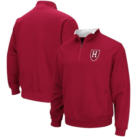 Men s Colosseum Crimson Harvard Crimson Tortugas Team Logo Quarter-Zip Jacket Men s Colosseum Crimson Harvard Crimson Tortugas Team Logo Quarter-Zip Jacket